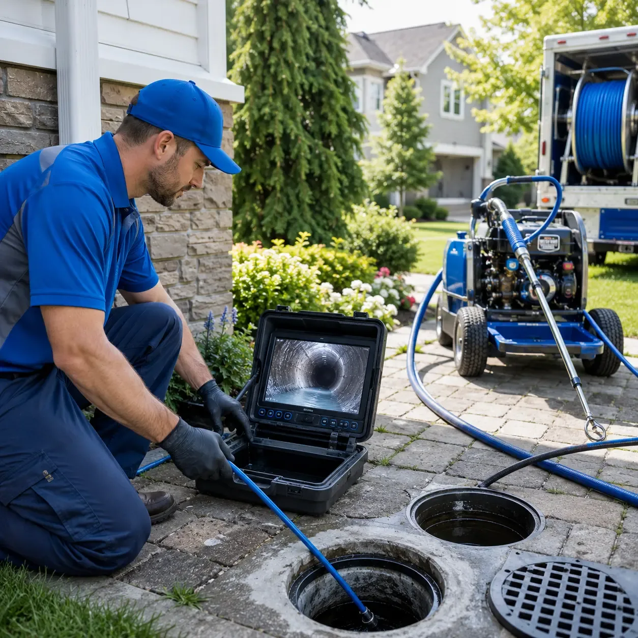 Outdoor drain cleaning professionals serving Clarinda, IA
