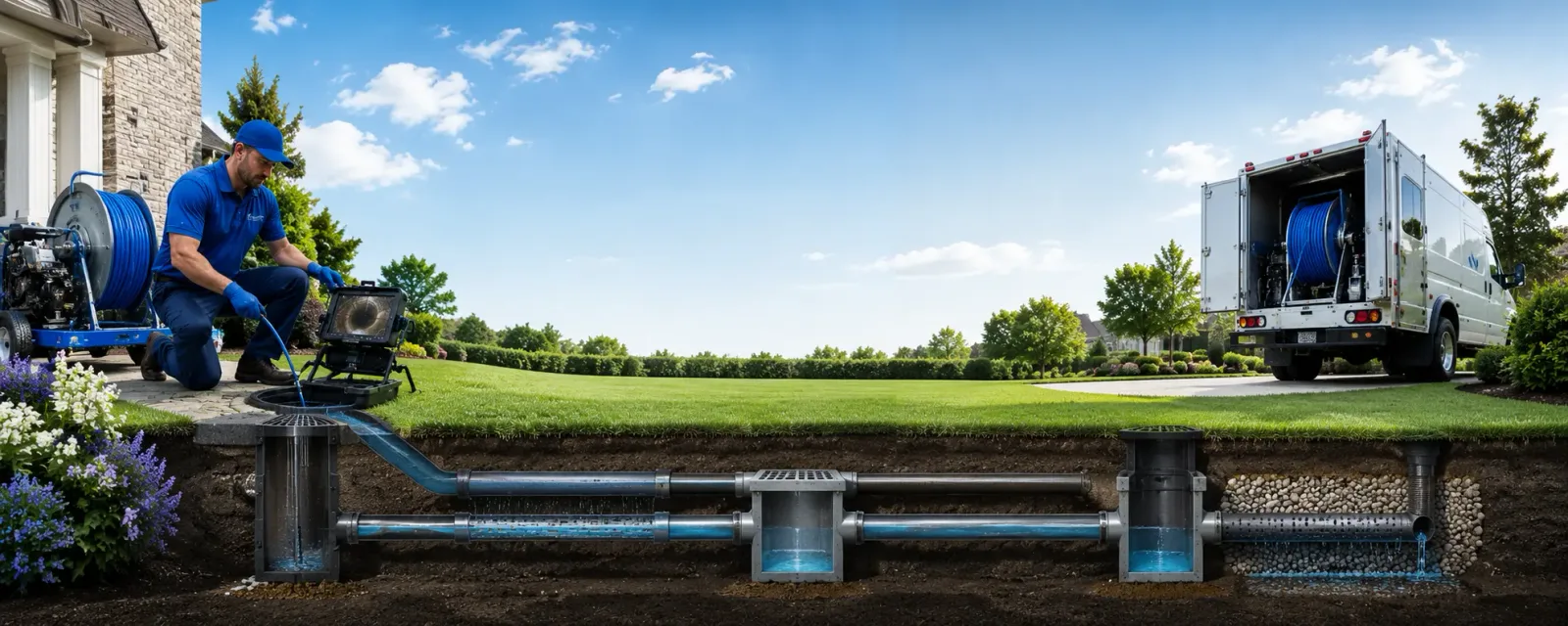Outdoor drain cleaning information for Clarinda, IA
